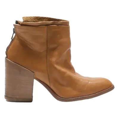 BASKE Ankle Boots Brown Leather Womens UK 5.5