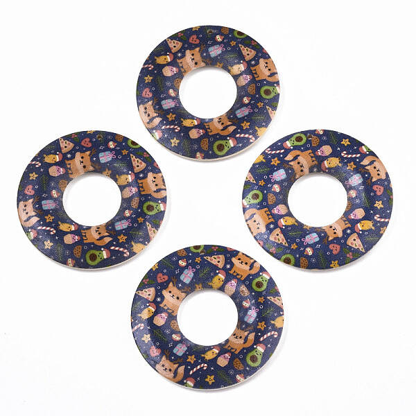 Printed Wood Pendants