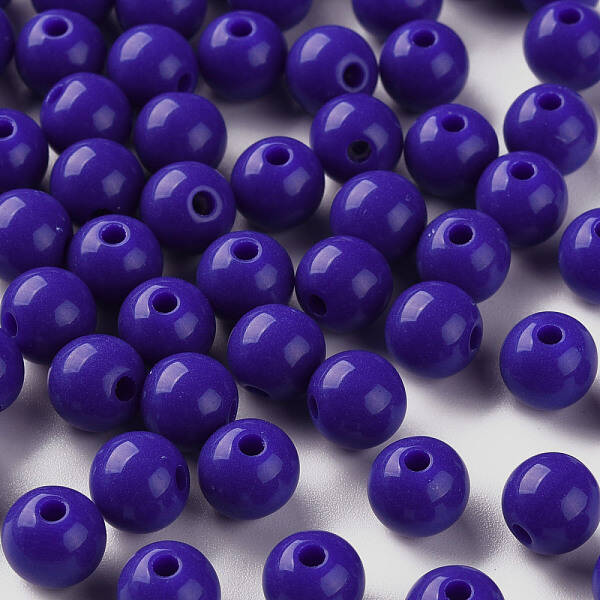 Opaque Acrylic Beads