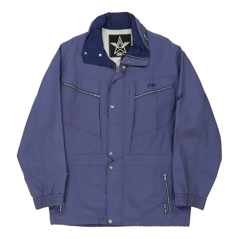 Asics Jacket - XL Purple Polyester