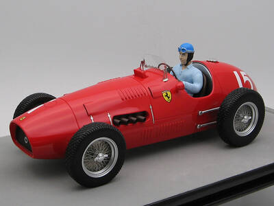 Ferrari 500 #15 Alberto Ascari Winner Formula Two F2 England GP (1952) with Driver Figure Mythos Series Limited Edition t...