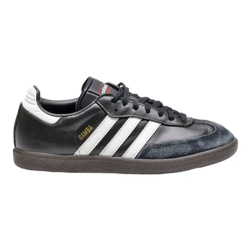 ADIDAS Samba Sneaker Trainers Black Leather Mens UK 7.5