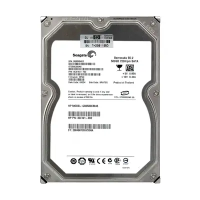 9CA154-783 Seagate BarraCuda ES.2 Series 500GB 7200RPM SATA 3Gb/s 32MB Cache 3.5-Inch Hard Drive