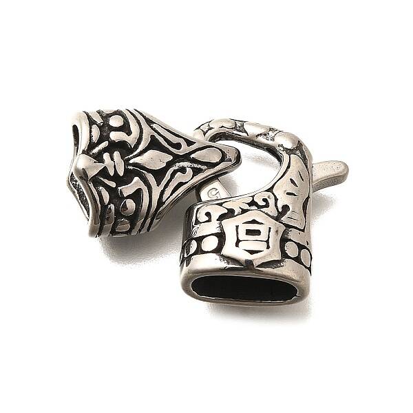 304 Stainless Steel Fold Over Clasps