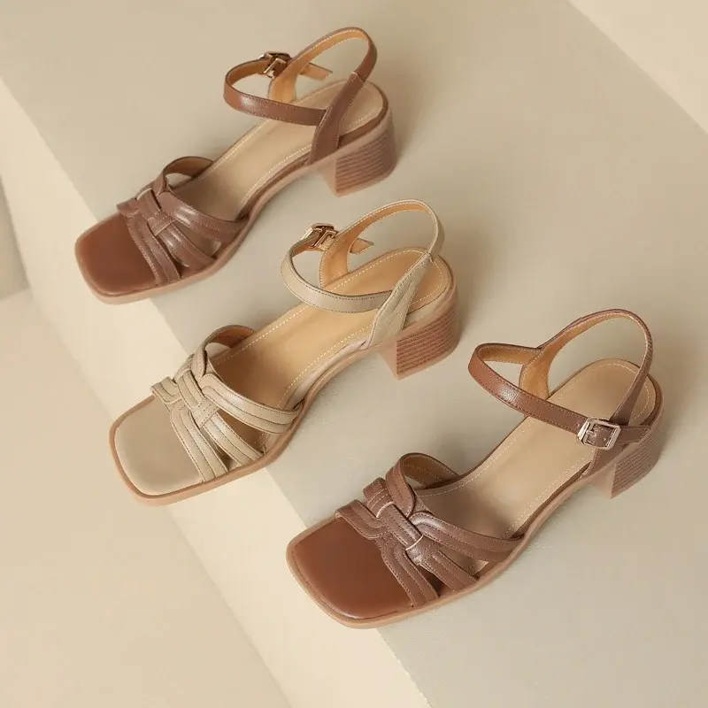 CHIKO Loren Open Toe Block Heels Heeled Sandals