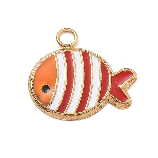 304 Stainless Steel Enamel Pendants