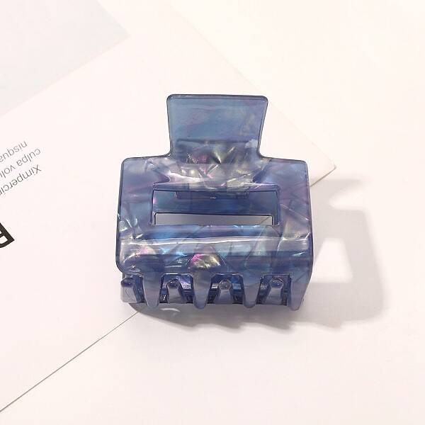 Rectangle Cellulose Acetate Claw Hair Clips