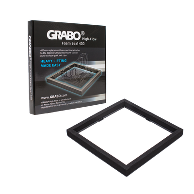 GRABO HighFlow Foam Seal 400, 16x16in Pad, Holds 242 lb