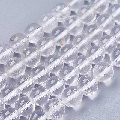 Natural Quartz Crystal Beads Strands