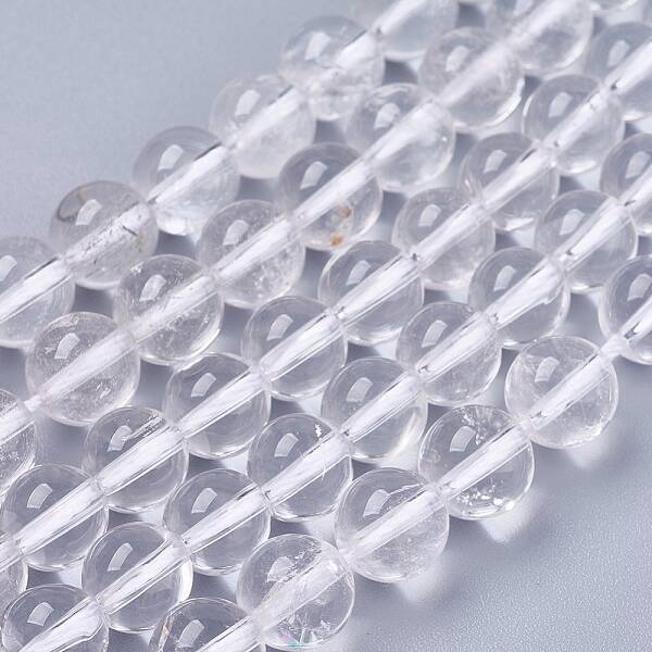 Natural Quartz Crystal Beads Strands