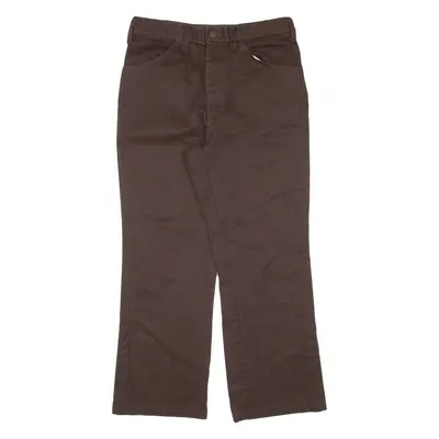 DICKIES Workwear Mens Trousers Brown Regular Straight W31 L25