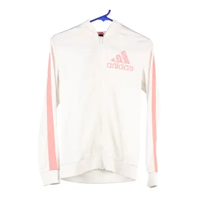 Age 14 Adidas Track Jacket - XL White Polyester