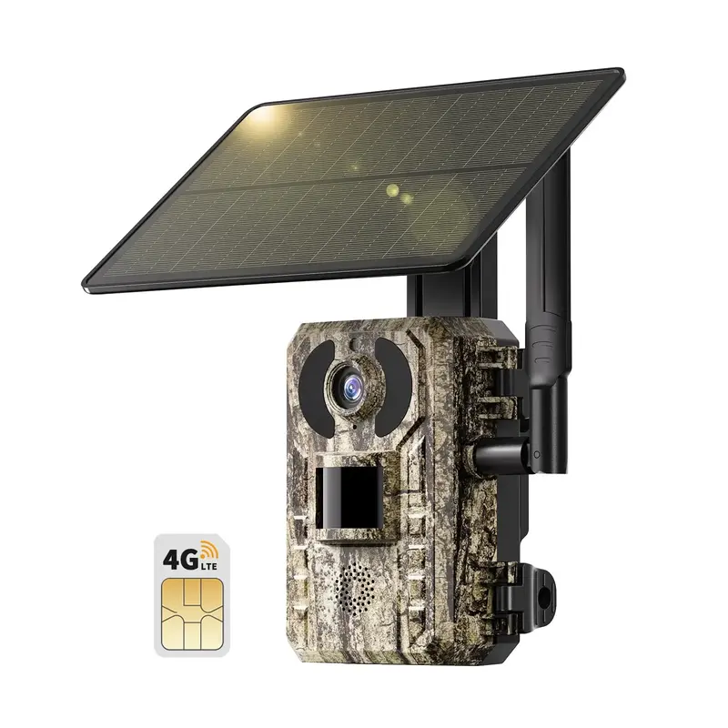 4G LTE Cellular Trail Camera with 2.7K Live View, with Live View Function, Remote Phone Access and Playback, Motion Activated...