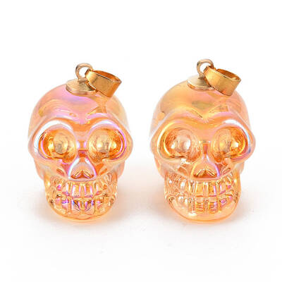 Electroplate K9 Glass Pendants