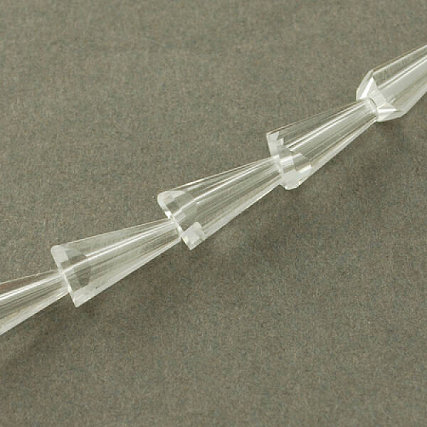 Transparent Glass Beads Strands