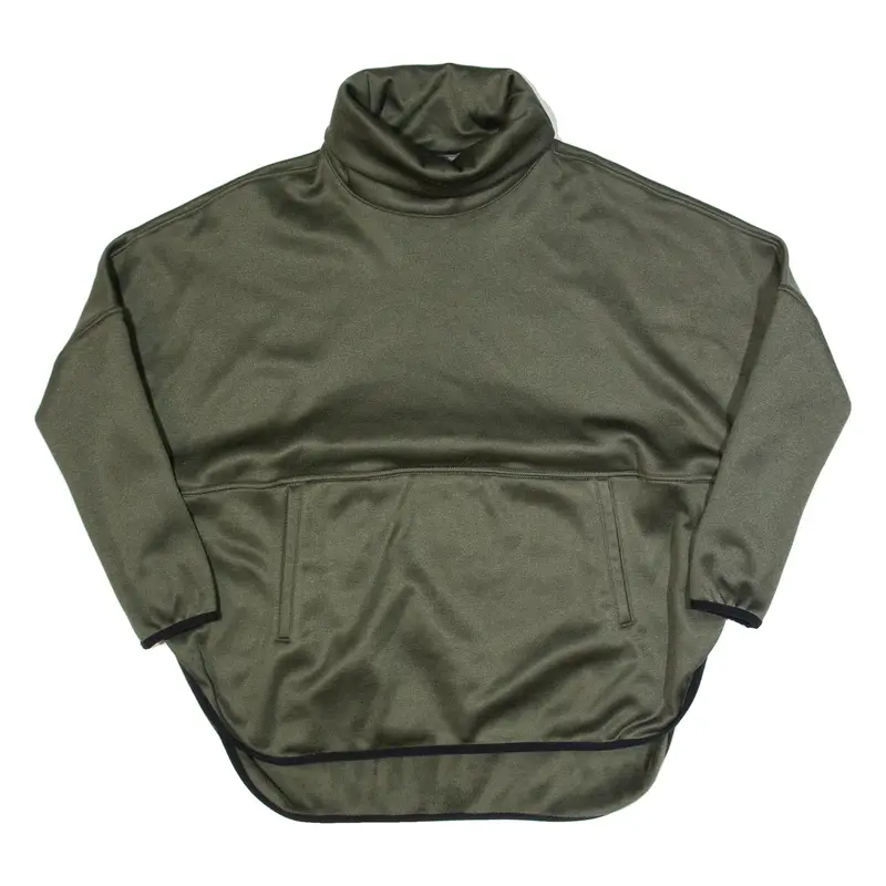 THE NORTH FACE Oversized Womens Sweatshirt Green Roll Neck S