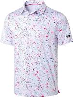Golf Polo Shirt - Short Sleeve Dry Fit Performance Moisture Wicking Casual Print Collared Polo Shirt for Men & Women, Lightwe...