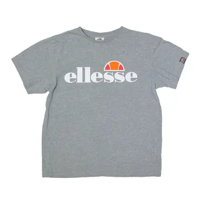 ELLESSE T-Shirt Grey Short Sleeve Womens UK 10