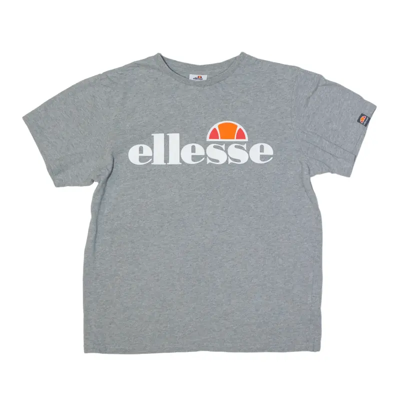 ELLESSE T-Shirt Grey Short Sleeve Womens UK 10