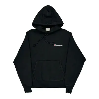 Reverse Weave Champion Hoodie - Medium Black Cotton