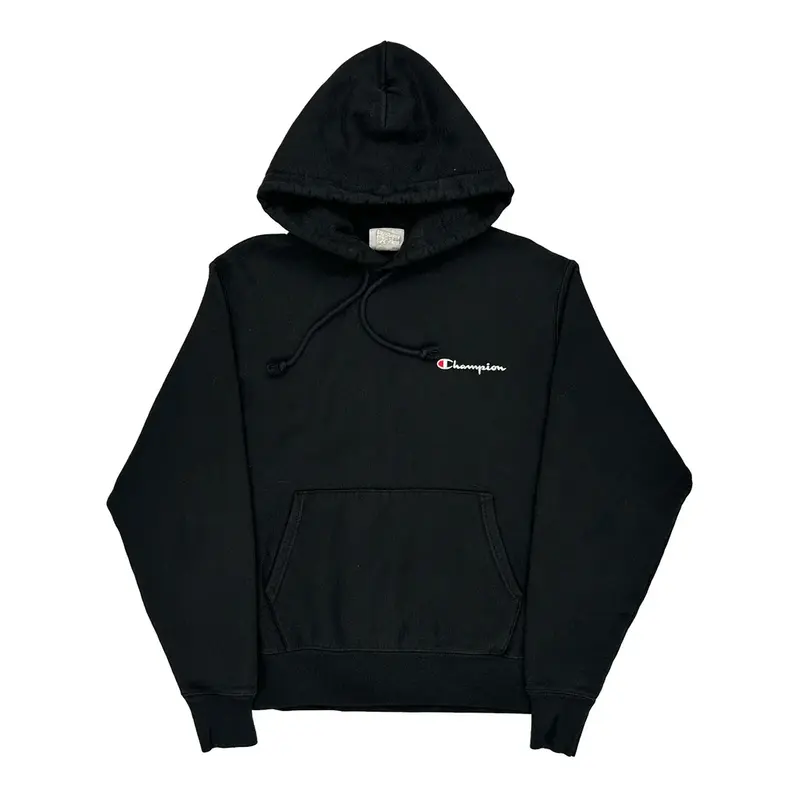 Reverse Weave Champion Hoodie - Medium Black Cotton