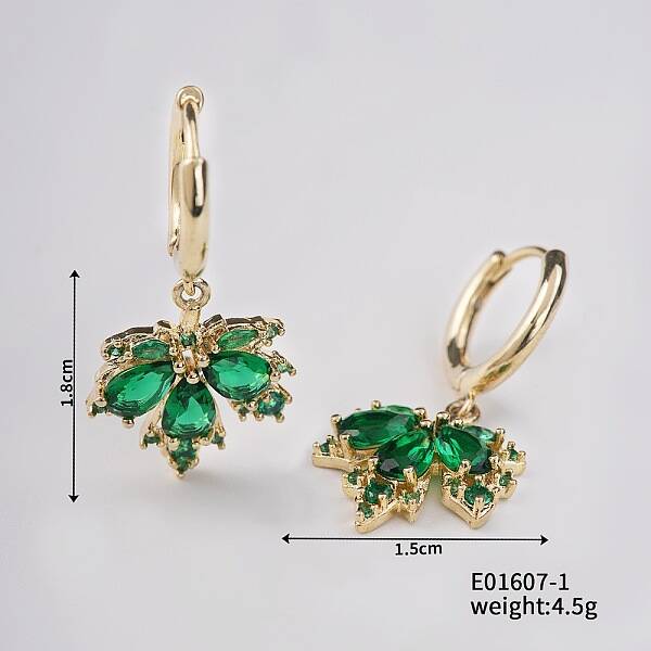 Maple Leaf Delicate Women's Hoop Earrings French Simple Fashion Ear Jewelry