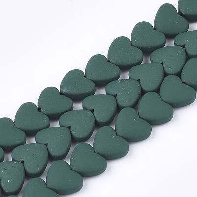 Spray Painted Non-magnetic Synthetic Hematite Beads Strands