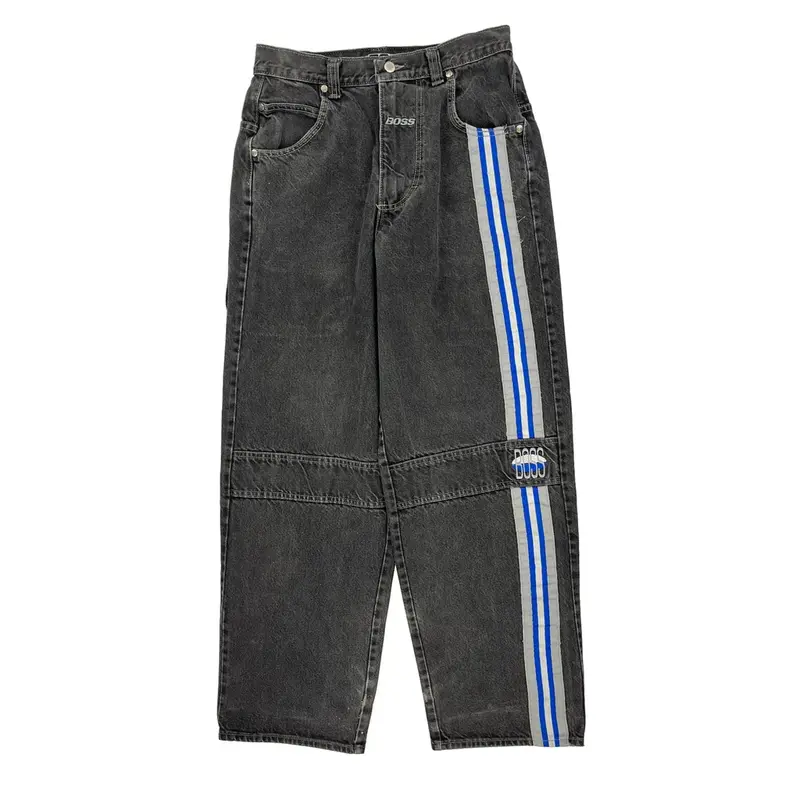 Hip Hop Boss Jeans - 30W 31L Grey Cotton Blend