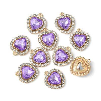 Alloy Rhinestone Charms