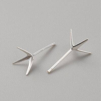 925 Sterling Silver Stud Earring Findings