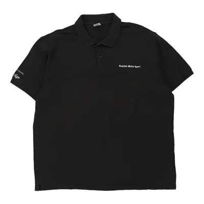 Stratton Motor Sport Fruit Of The Loom Polo Shirt - 2XL Black Cotton