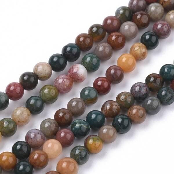 Natural Ocean Jasper Beads Strands