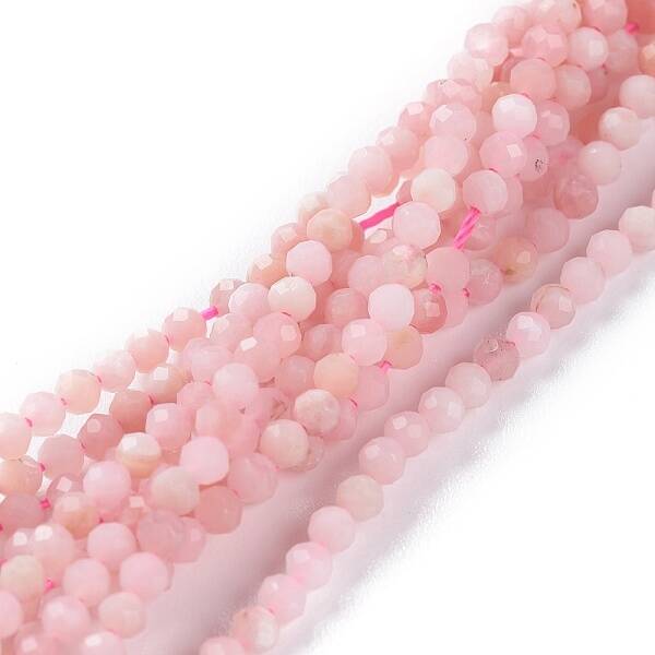 Natural Pink Opal Beads Strands