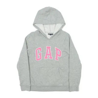 GAP Kids Hoodie Grey Pullover Girls 2XL