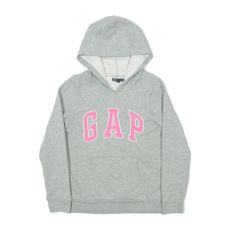 GAP Kids Hoodie Grey Pullover Girls 2XL