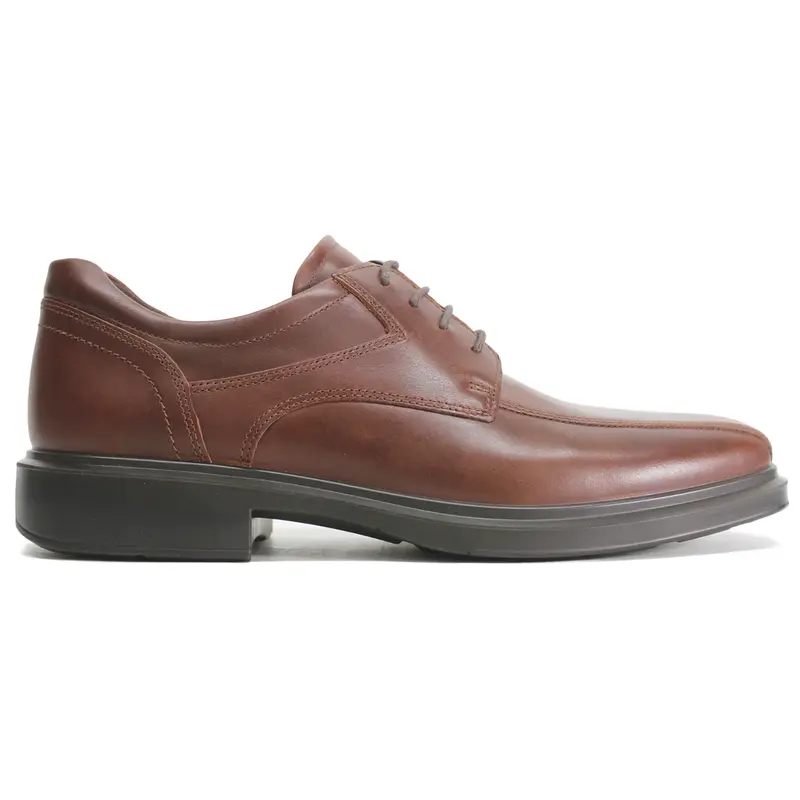 Ecco Helsinki 2 500174 Leather Men's Lace Up Shoes - UK 11.5 - US 12-12.5 Men - EU 46 - Mink - Size:US 12-12.5 Men