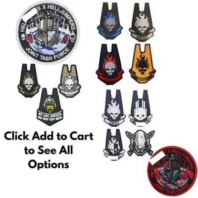 ODST Hola Tactical Patch [3.5x2.5 inch - Hook Fastener Backing - HT2] Geometric Embroidery Design