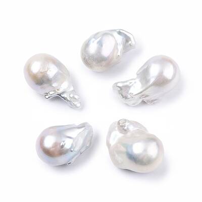 Natural Baroque Keshi Pearl Beads