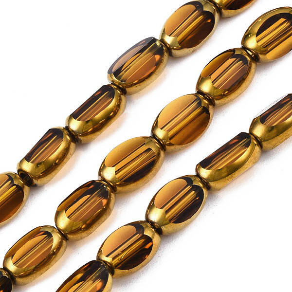 Electroplate Glass Beads Strands