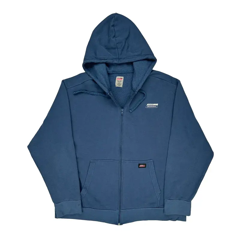 Dickies Hoodie - 2XL Blue Cotton Blend