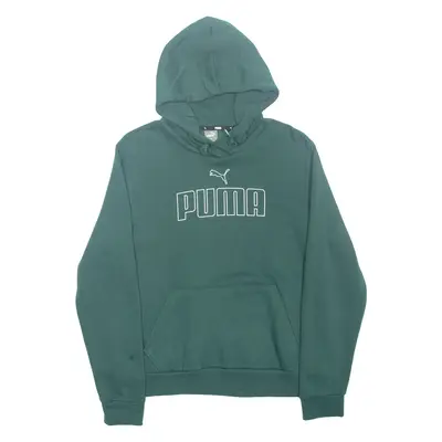 PUMA Boys Green Hoodie L