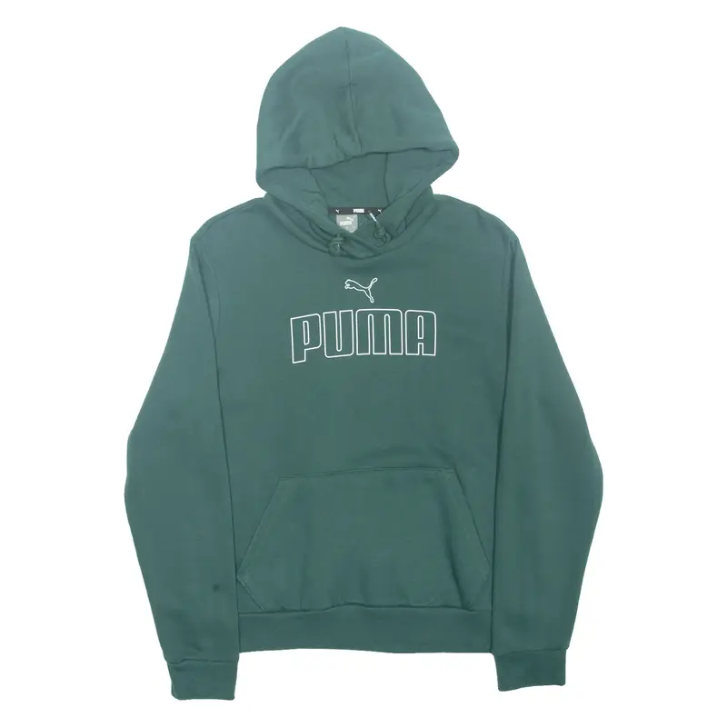 PUMA Boys Green Hoodie L
