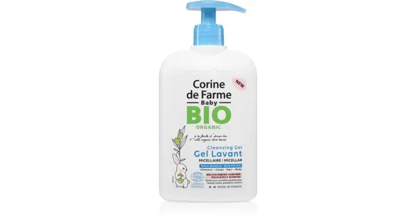Corine De Farme Baby Bio Cleansing Gel Micellar Gel For Body And Hair For Children 500 Ml