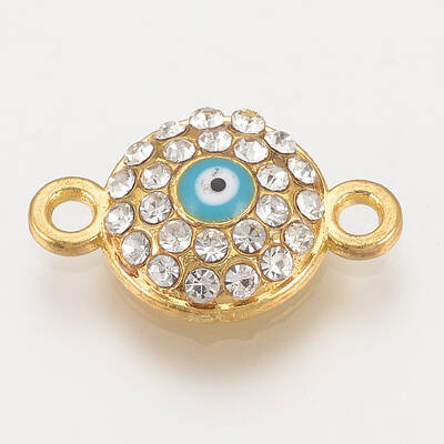 Alloy Rhinestone Links connectors