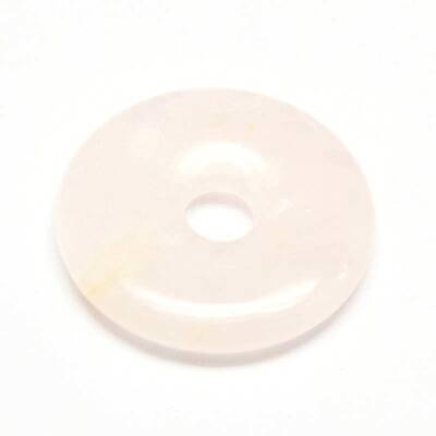 Donut/Pi Disc Natural Gemstone Pendants