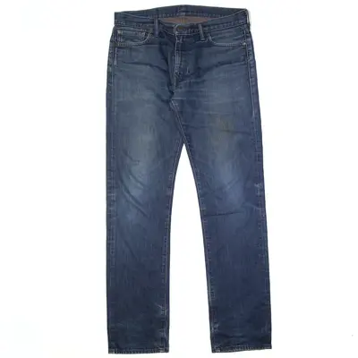 LEVI'S 504 Jeans Blue Denim Regular Straight Mens W32 L34