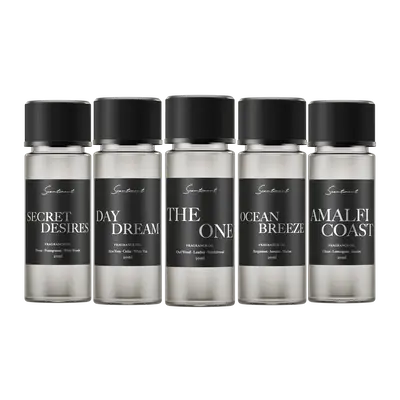 Scentiment Hotel Scent Samples - Top 5 Best Selling Scents - The One, Day Dream, Amalfi Coast, Ocean Breeze, Secret Desires -...