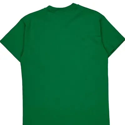 Single Stitch Dominica Hanes Graphic T-Shirt - Large Green Cotton Blend