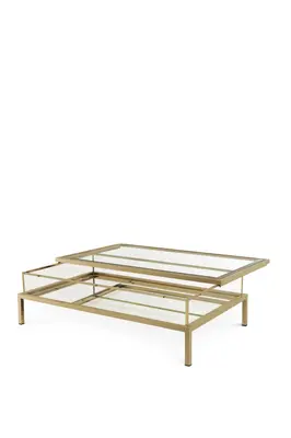 Brushed Brass Sliding-Top Coffee Table | Eichholtz Harvey