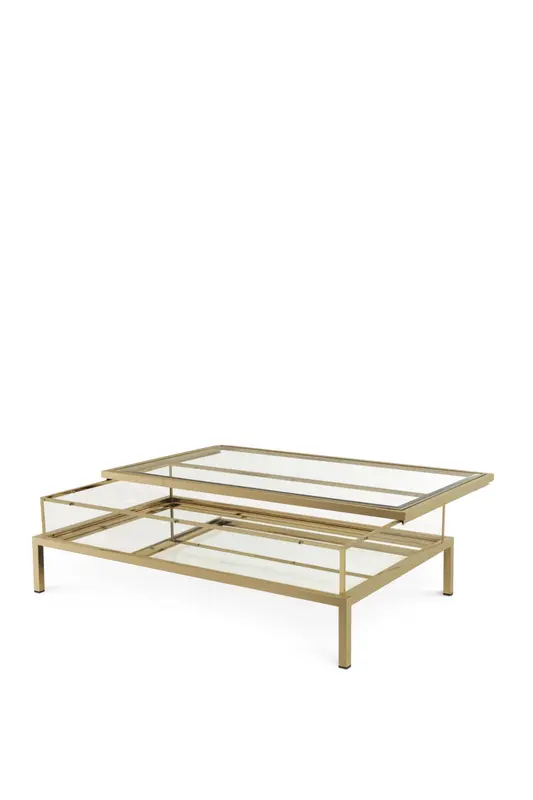 Brushed Brass Sliding-Top Coffee Table | Eichholtz Harvey